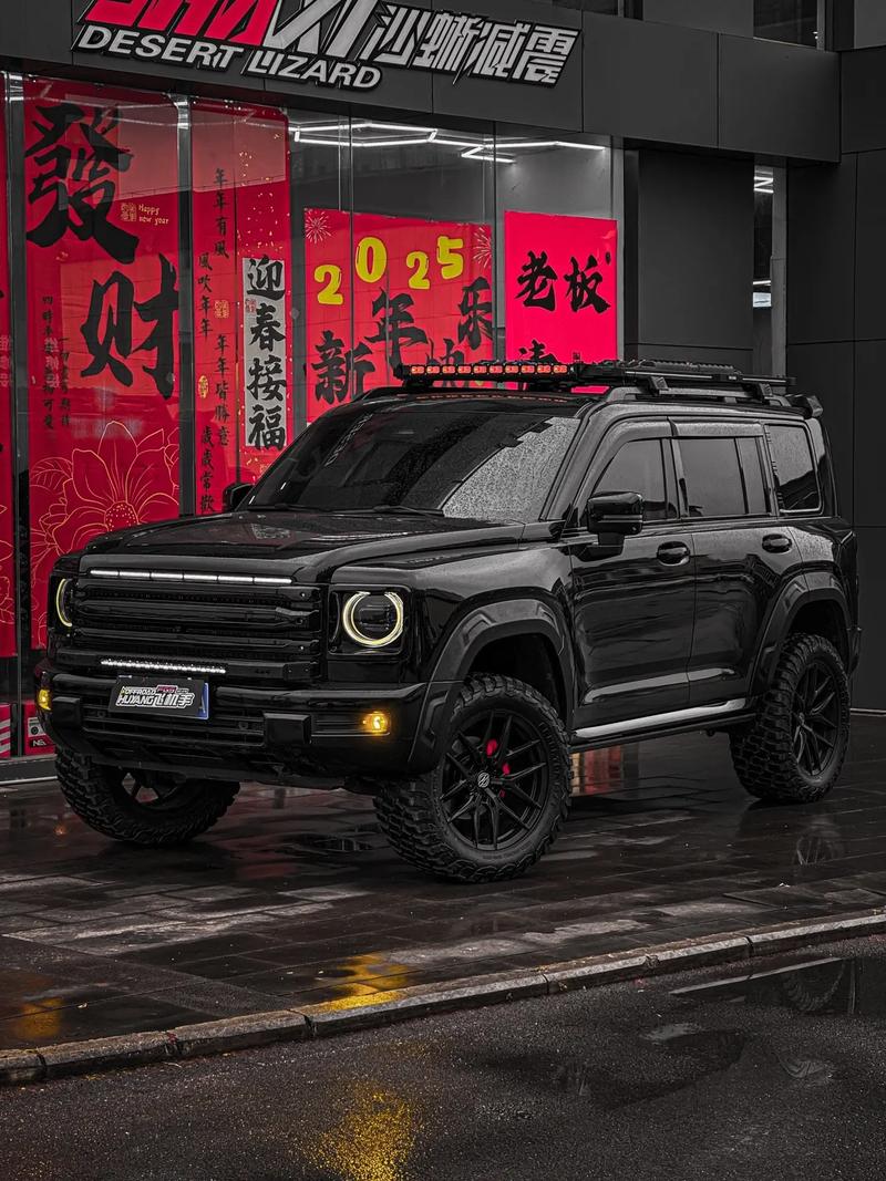 哈弗h9黑武士改装图片 黑色哈弗h9改装