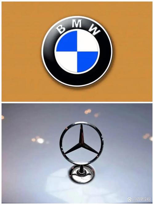 宝马和奔驰的车标图片/宝马,奔驰标志