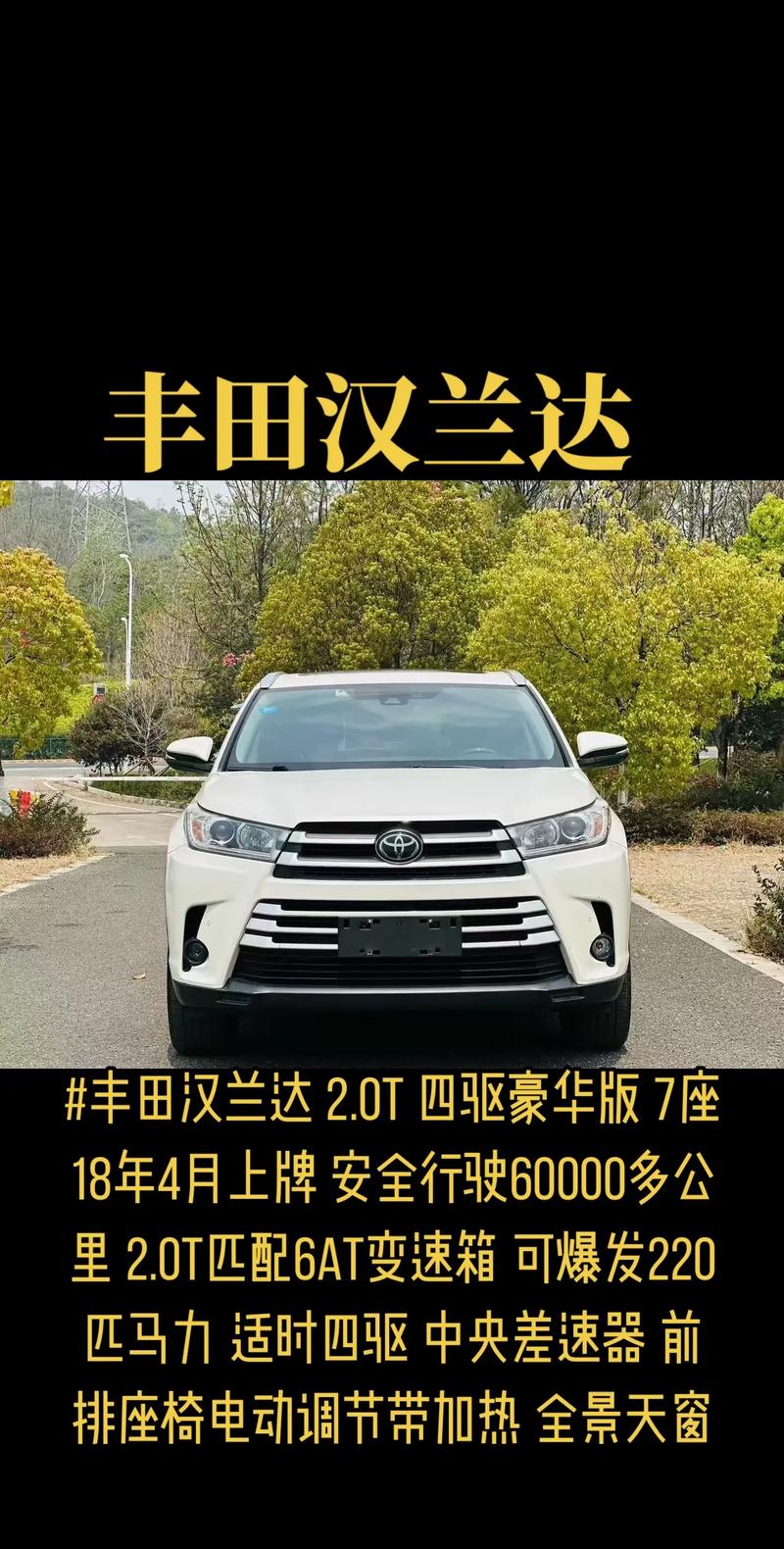 丰田汉兰达商务车7座价格(丰田汉兰达7座价格2021)